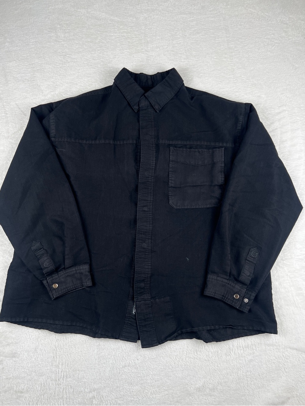 SCOTTeVEST TEC Travel Shirt Hidden Pocket Snap Front Black XXL